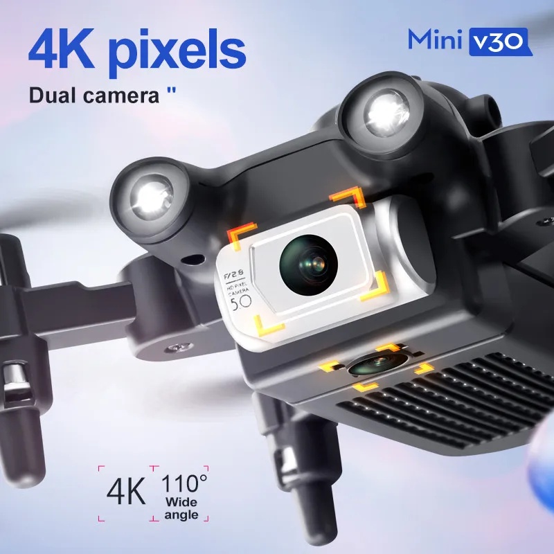 Mini V30 WiFi  With 4K HD Dual - đánh giá và giá Rc Helicopter Electric