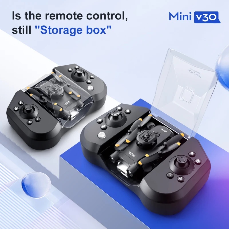 Mini V30 WiFi  With 4K HD Dual - đánh giá và giá Rc Helicopter Electric