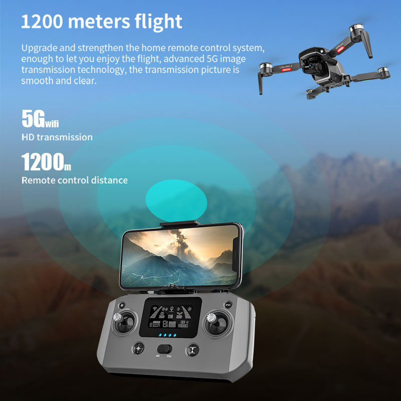 L106 Pro 3 Drone 5G WIFI FPV F - đánh giá và giá Rc Helicopter Electric