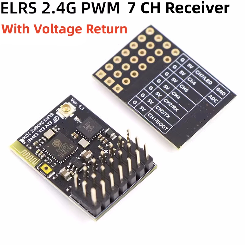 ELRS 2.4G PWM 7CH 6CH CRSF Rec - đánh giá và giá Rc Helicopter Battery