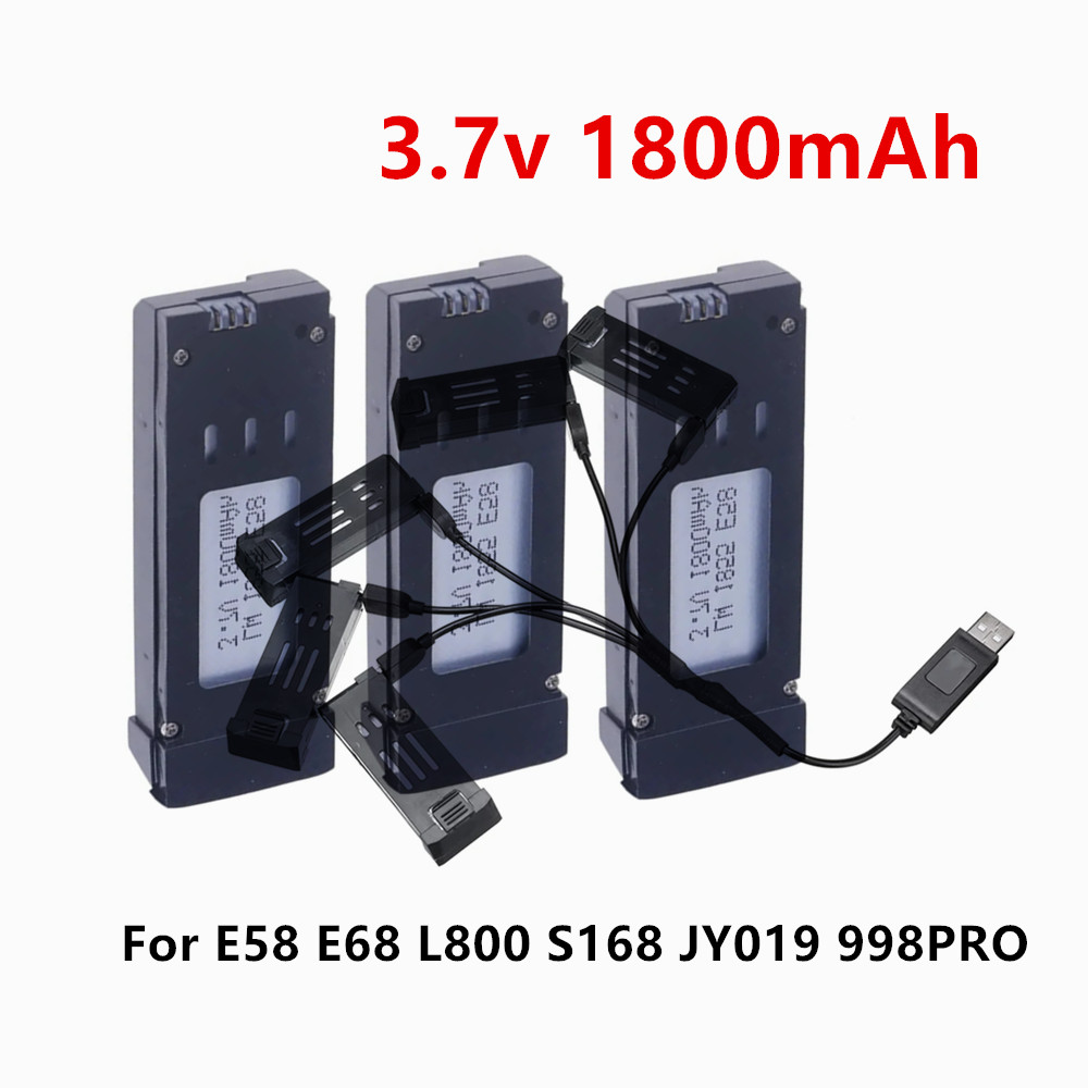3.7V 1800mAh Drone Lithium Bat - đánh giá và giá Eachine Drone E58